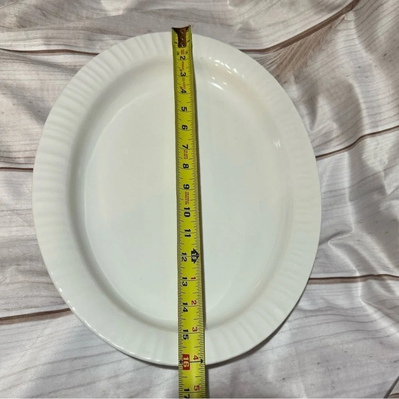 Corningware Platter Oval White 16 X 12 - Picture 4 of 5